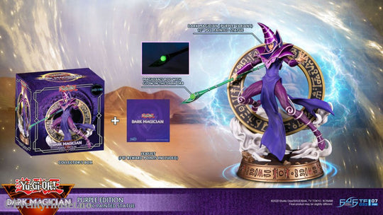 Yu-Gi-Oh! PVC Statue Dark Magician Purple Version 29 cm Manga & Anime