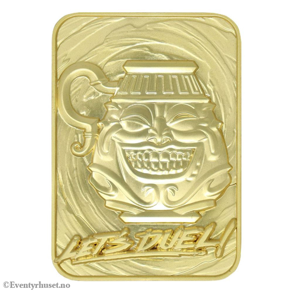 Yu-Gi-Oh! Replica Card Pot of Greed (gold plated) Manga & Anime