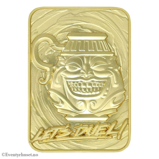 Yu-Gi-Oh! Replica Card Pot of Greed (gold plated) Manga & Anime
