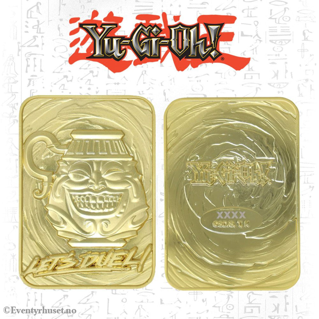 Yu-Gi-Oh! Replica Card Pot of Greed (gold plated) Manga & Anime