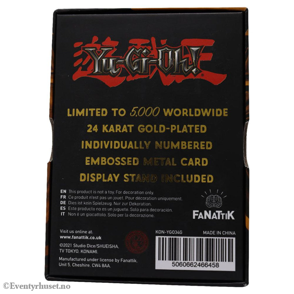 Yu-Gi-Oh! Replica Card Pot of Greed (gold plated) Manga & Anime