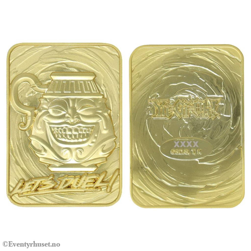 Yu-Gi-Oh! Replica Card Pot of Greed (gold plated) Manga & Anime
