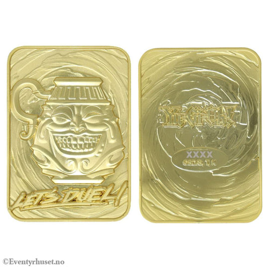 Yu-Gi-Oh! Replica Card Pot of Greed (gold plated) Manga & Anime