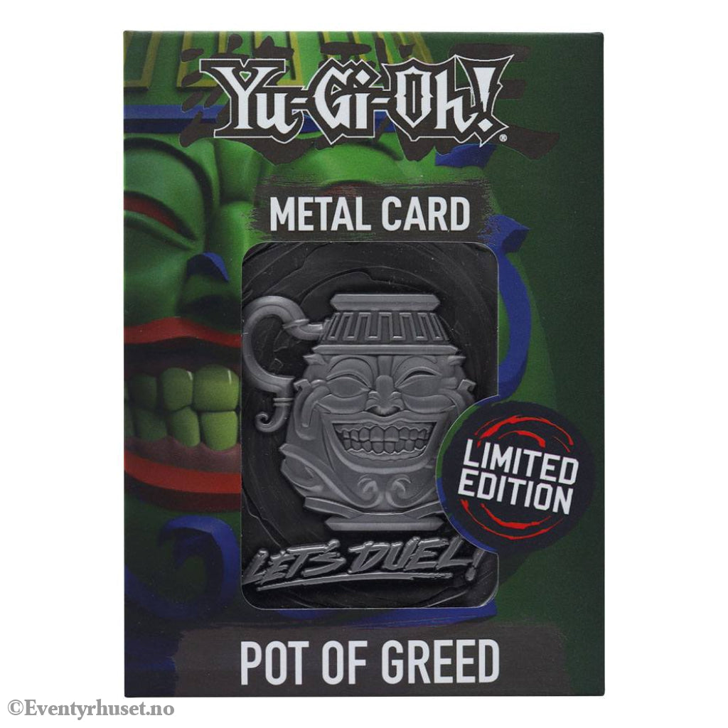 Yu-Gi-Oh! Replica Card Pot of Greed Limited Edition Manga & Anime