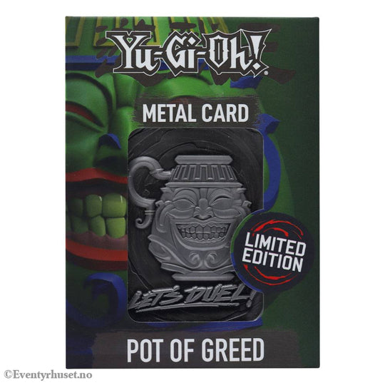 Yu-Gi-Oh! Replica Card Pot of Greed Limited Edition Manga & Anime
