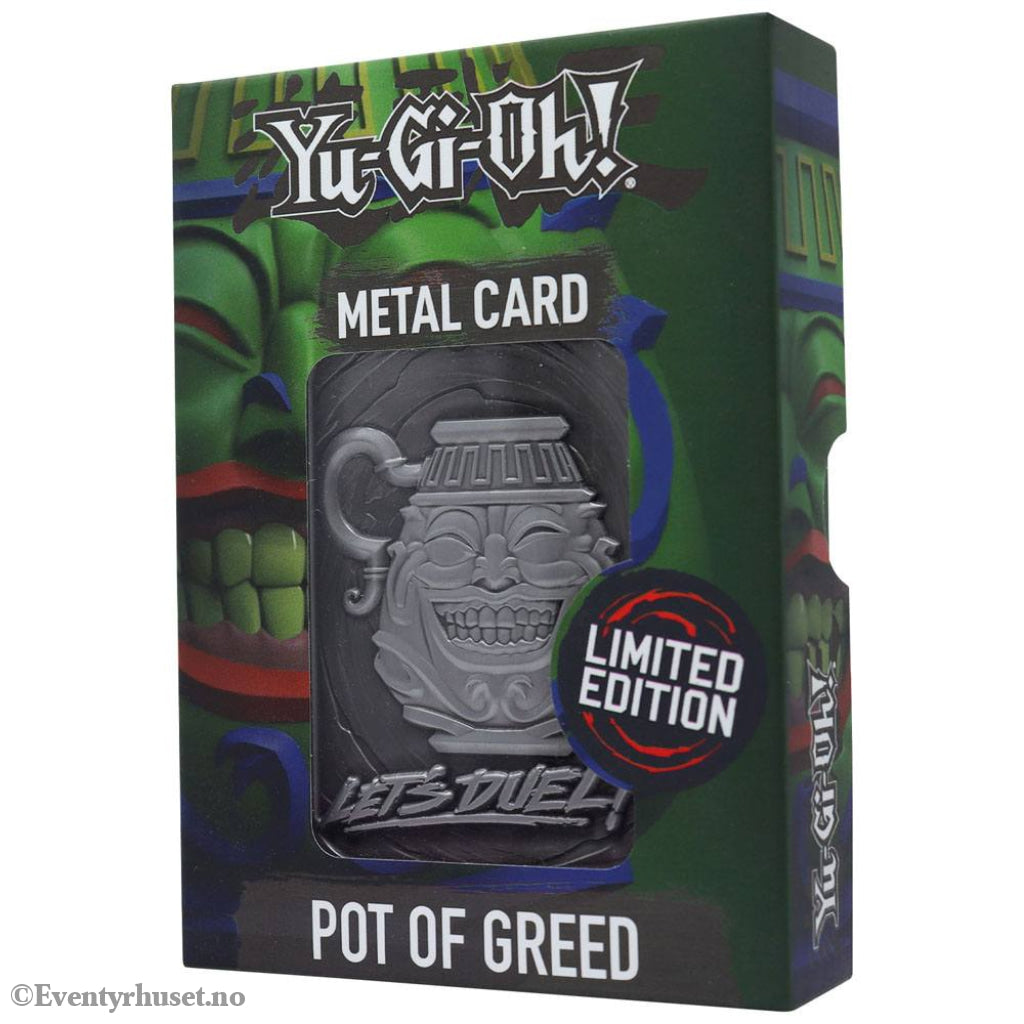 Yu-Gi-Oh! Replica Card Pot of Greed Limited Edition Manga & Anime