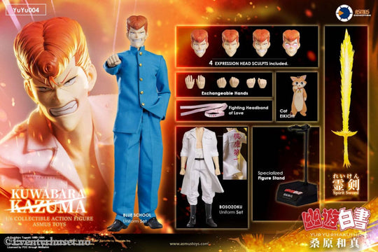 Yu Yu Hakusho Action Figure 1/6 Kazuma Kuwabara 30 cm Manga & Anime