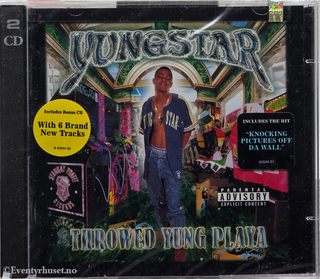 Yungstar (2000) "Throwed Yung Playa". CD. Ny i plast!