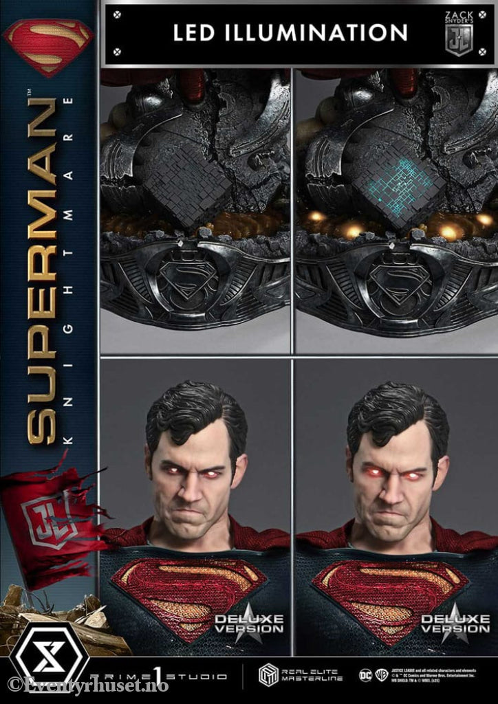 Zack Snyder’s Justice League Real Elite Masterline Series Statue 1/3 Superman Knightmare Color Edition Deluxe Bonus