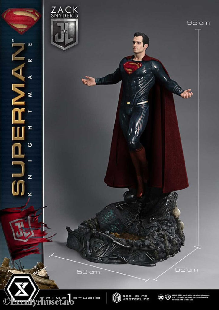 Zack Snyder’s Justice League Real Elite Masterline Series Statue 1/3 Superman Knightmare Color Edition Deluxe Ver. 95