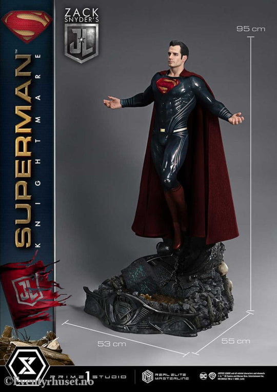 Zack Snyder’s Justice League Real Elite Masterline Series Statue 1/3 Superman Knightmare Color Edition Deluxe Ver. 95