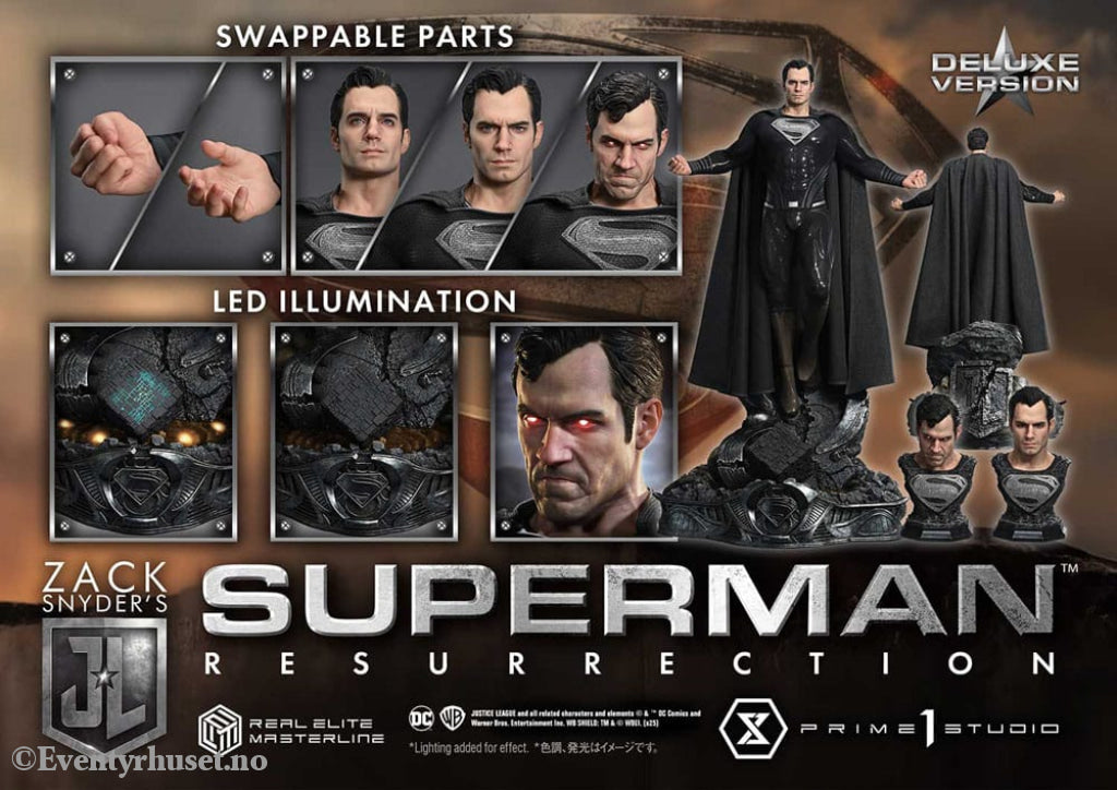 Zack Snyder’s Justice League Real Elite Masterline Series Statue 1/3 Superman Resurrection Deluxe Bonus Ver. 95 cm