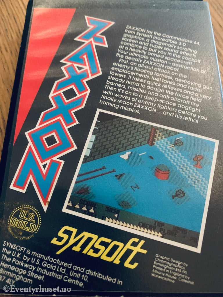 Zaxxon (1984). Commodore 64 (C64) spill solgt i Norge! Commodore 64/138