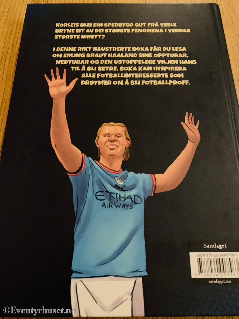 Zazzera Johansen. 2023. Historia om Erling Braut Haaland. Bok.