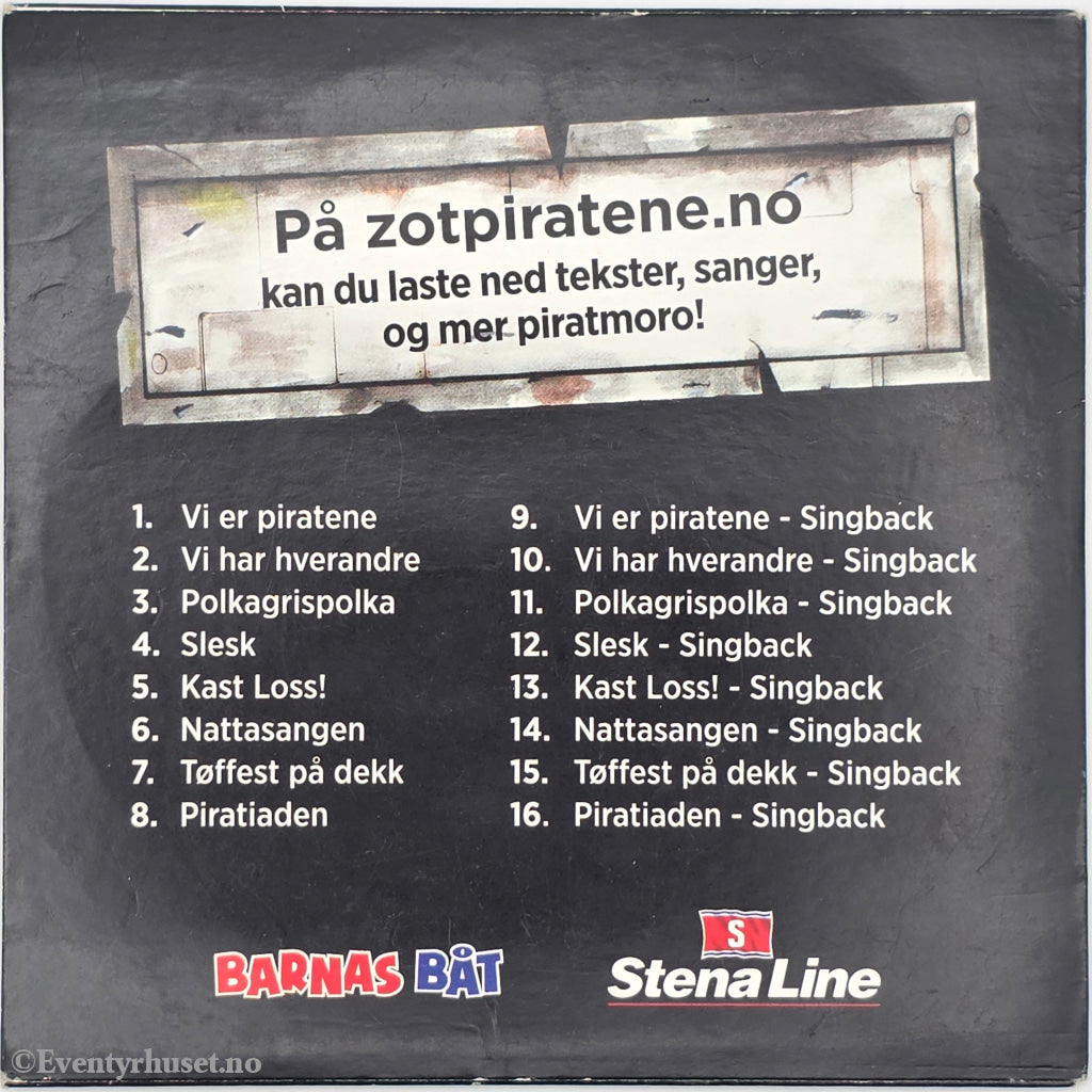 Zita & Zotpiratene. 2010. Zita & Zotpiratene vol. 3 – Lær deg piratsangene våre!. CD.