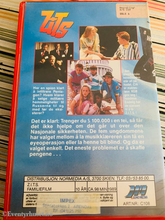 Zits. 1989. Vhs Big Box. Box