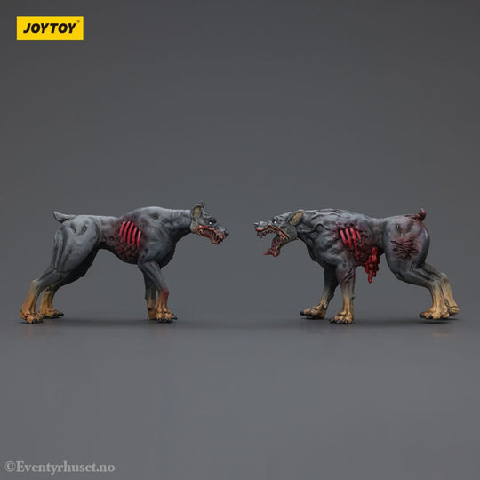 Zombie Dark Source Action Figures 2-Pack Police Dogs 8 cm Toys