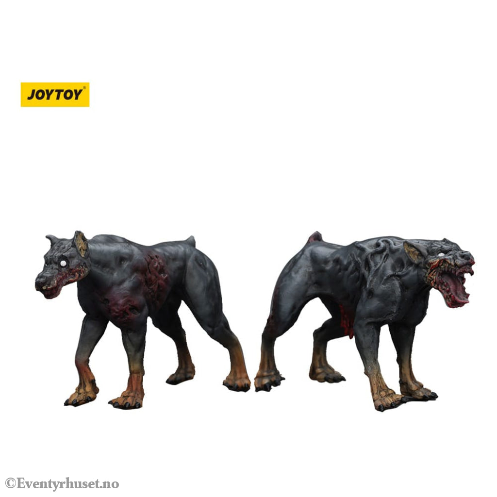 Zombie Dark Source Action Figures 2-Pack Police Dogs 8 cm Toys