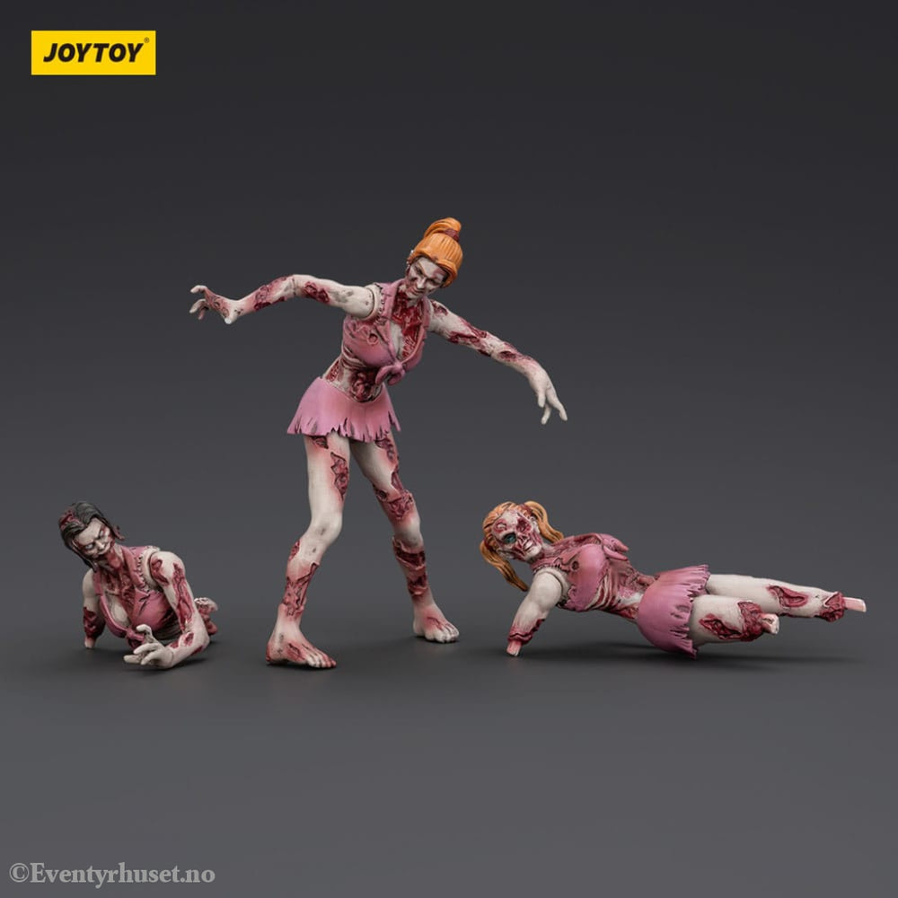 Zombie Dark Source Action Figures 3-Pack Cheer Leaders 8 cm Toys