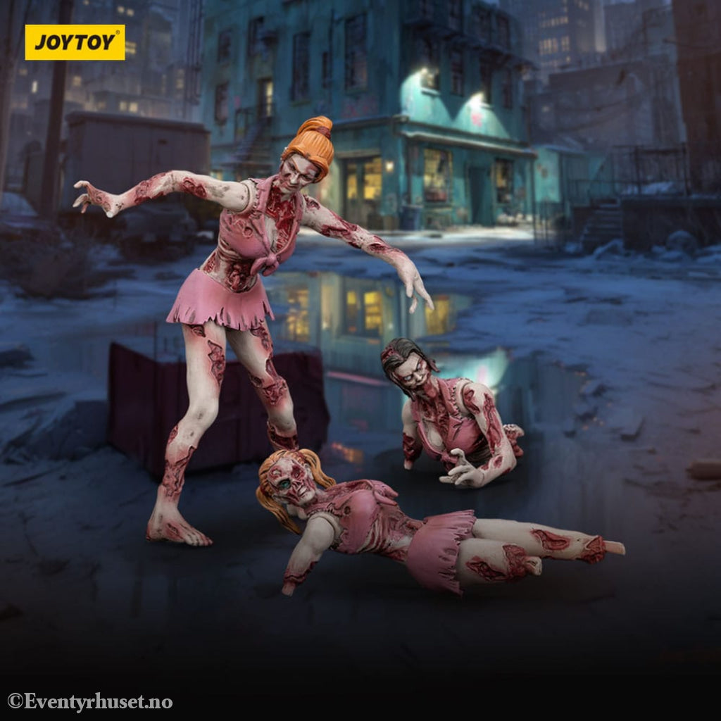 Zombie Dark Source Action Figures 3-Pack Cheer Leaders 8 cm Toys