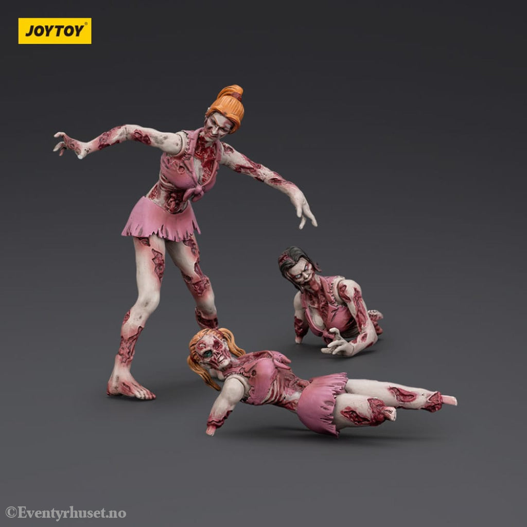 Zombie Dark Source Action Figures 3-Pack Cheer Leaders 8 cm Toys