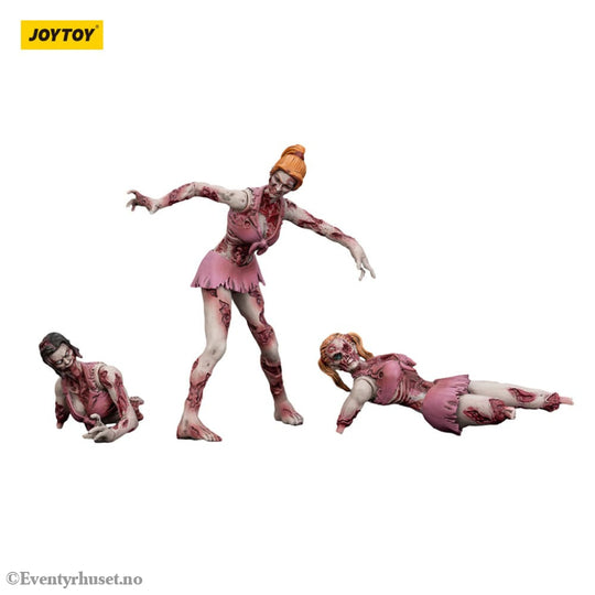 Zombie Dark Source Action Figures 3-Pack Cheer Leaders 8 cm Toys