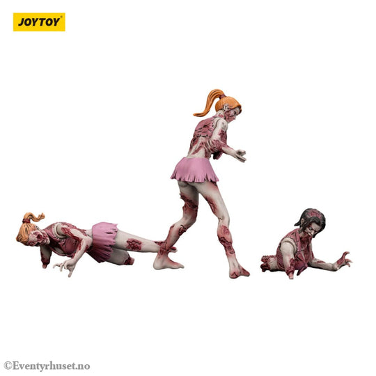 Zombie Dark Source Action Figures 3-Pack Cheer Leaders 8 cm Toys