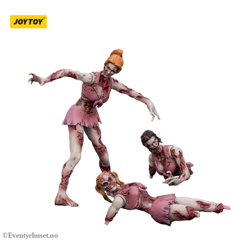 Zombie Dark Source Action Figures 3-Pack Cheer Leaders 8 cm Toys