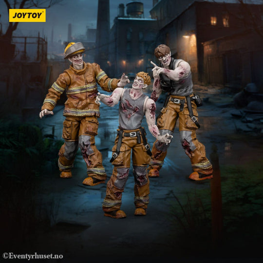 Zombie Dark Source Action Figures 3-Pack Firefighters 8 cm Toys