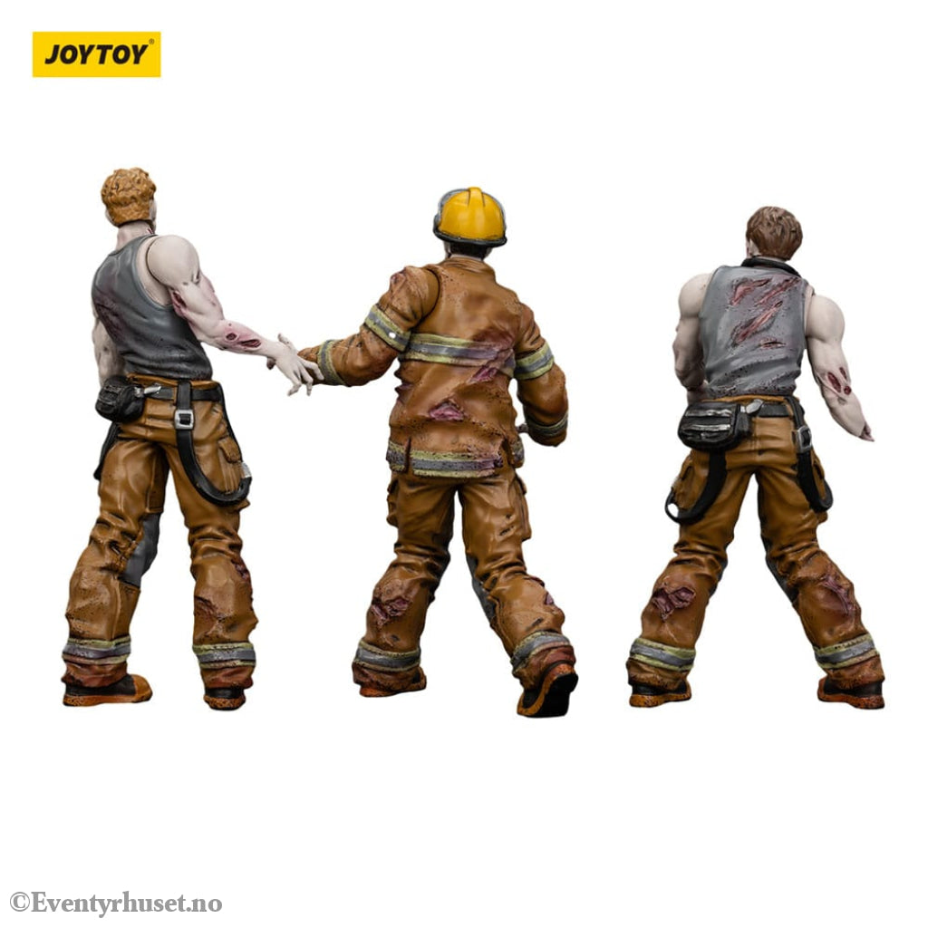 Zombie Dark Source Action Figures 3-Pack Firefighters 8 cm Toys