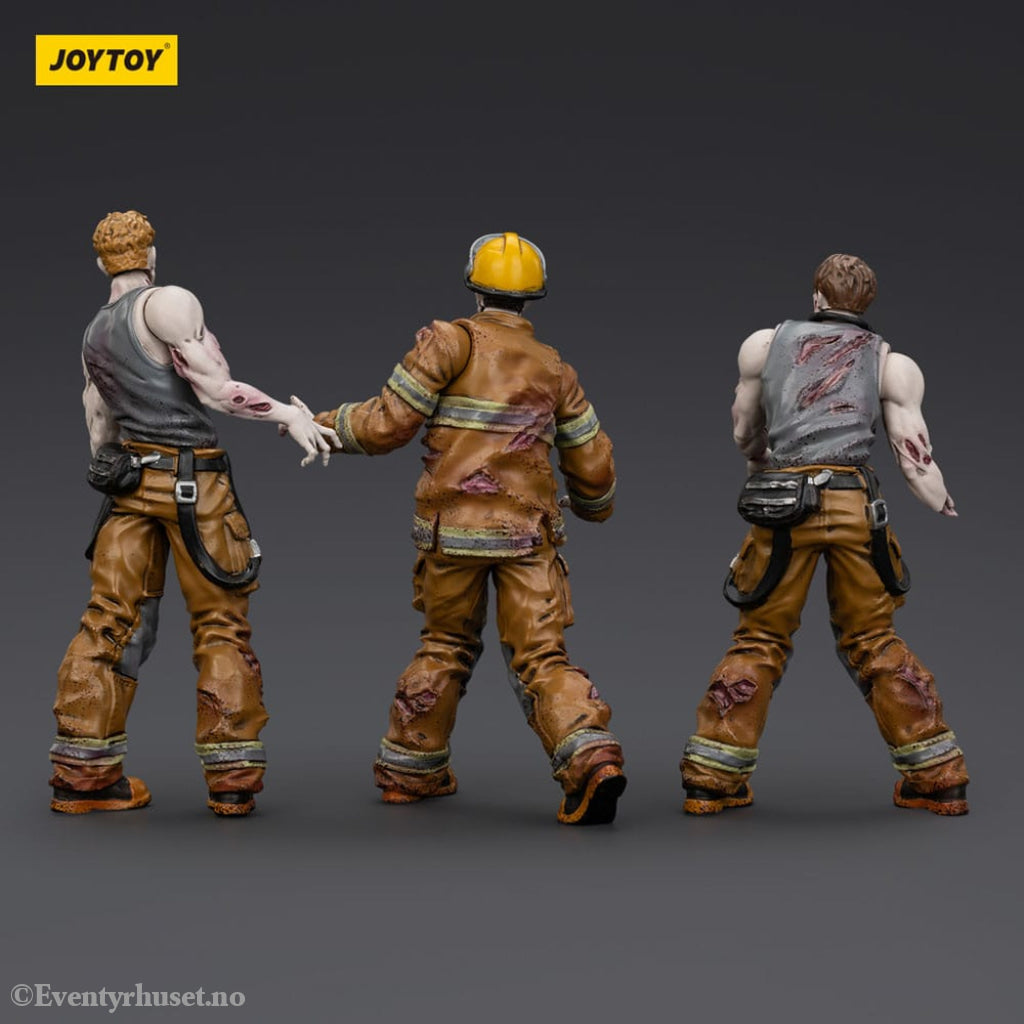 Zombie Dark Source Action Figures 3-Pack Firefighters 8 cm Toys