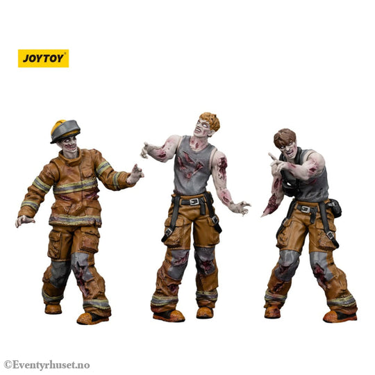 Zombie Dark Source Action Figures 3-Pack Firefighters 8 cm Toys