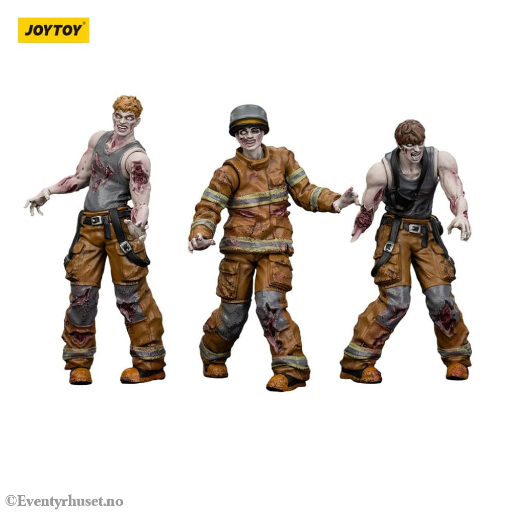 Zombie Dark Source Action Figures 3-Pack Firefighters 8 cm Toys
