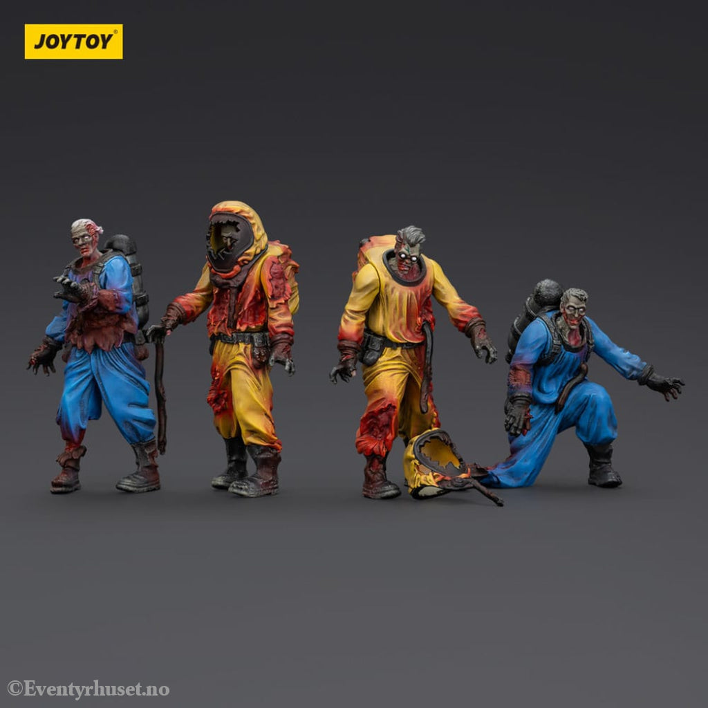 Zombie Dark Source Action Figures 4-Pack Biochemical Lab Team 8 cm Toys