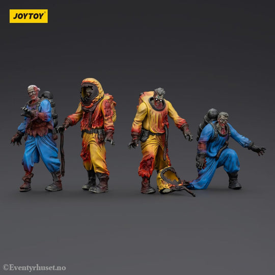 Zombie Dark Source Action Figures 4-Pack Biochemical Lab Team 8 cm Toys