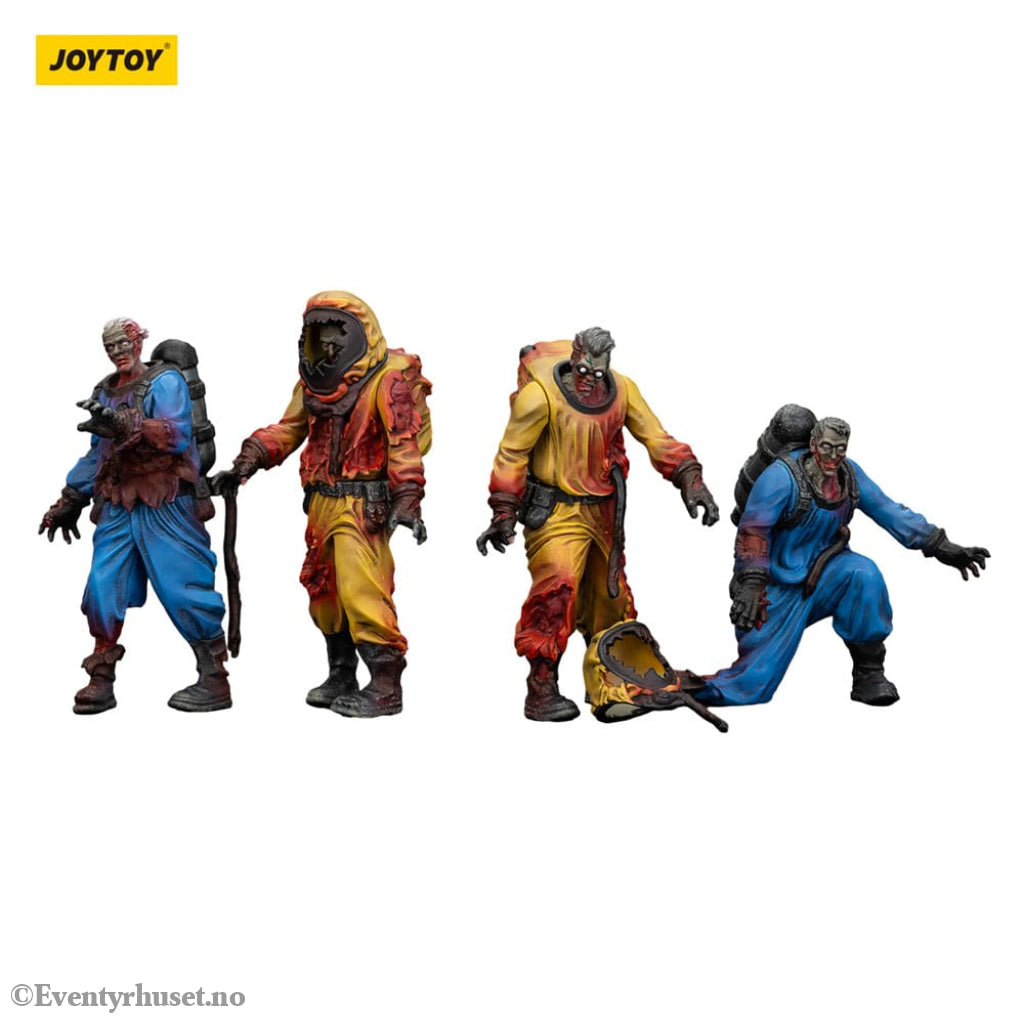 Zombie Dark Source Action Figures 4-Pack Biochemical Lab Team 8 cm Toys