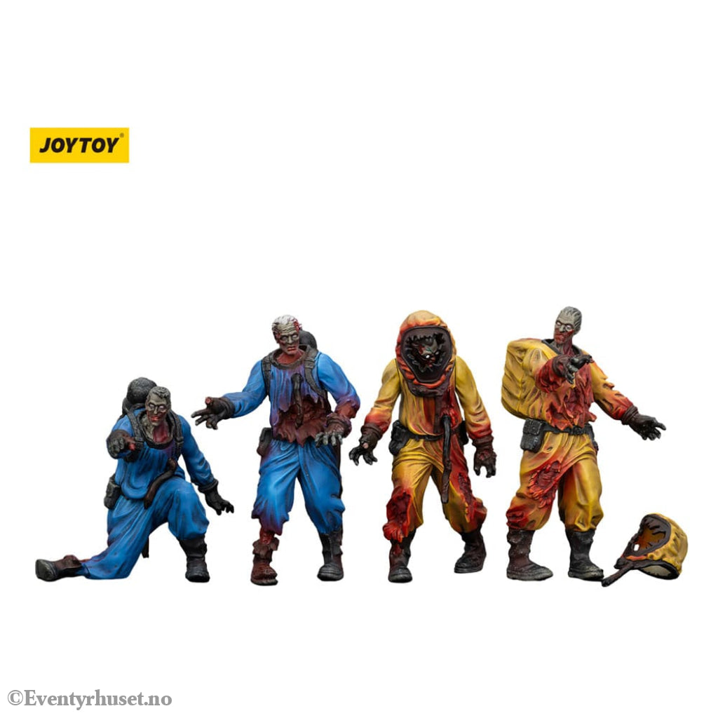 Zombie Dark Source Action Figures 4-Pack Biochemical Lab Team 8 cm Toys