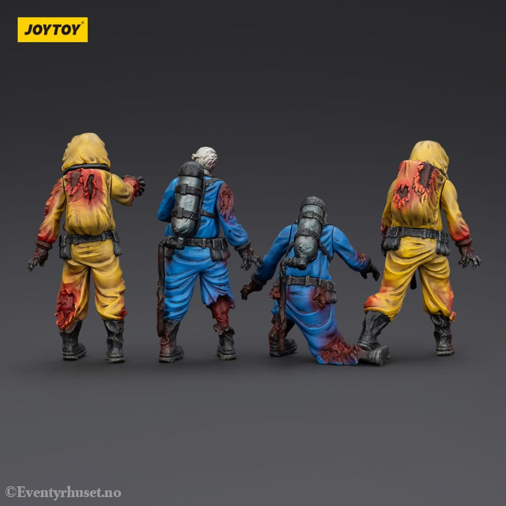 Zombie Dark Source Action Figures 4-Pack Biochemical Lab Team 8 cm Toys