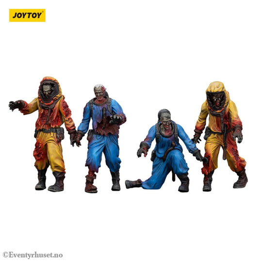 Zombie Dark Source Action Figures 4-Pack Biochemical Lab Team 8 cm Toys