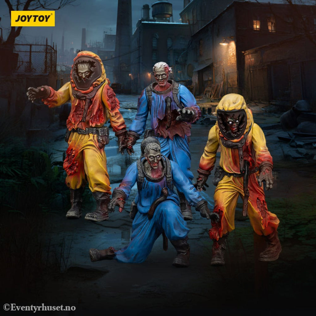 Zombie Dark Source Action Figures 4-Pack Biochemical Lab Team 8 cm Toys