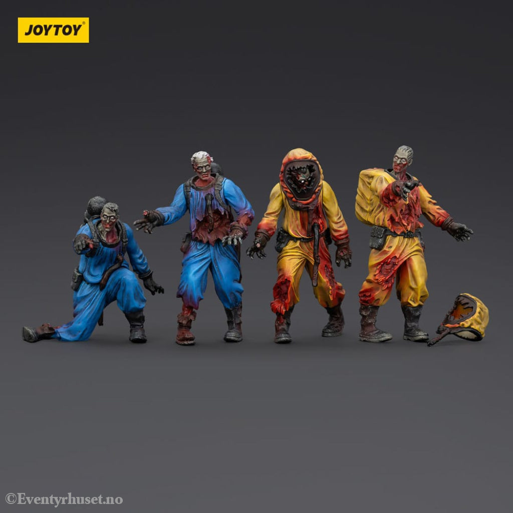 Zombie Dark Source Action Figures 4-Pack Biochemical Lab Team 8 cm Toys