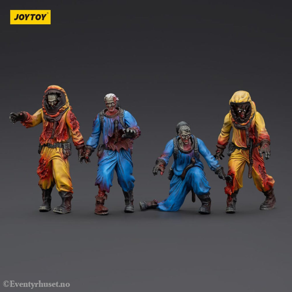 Zombie Dark Source Action Figures 4-Pack Biochemical Lab Team 8 cm Toys