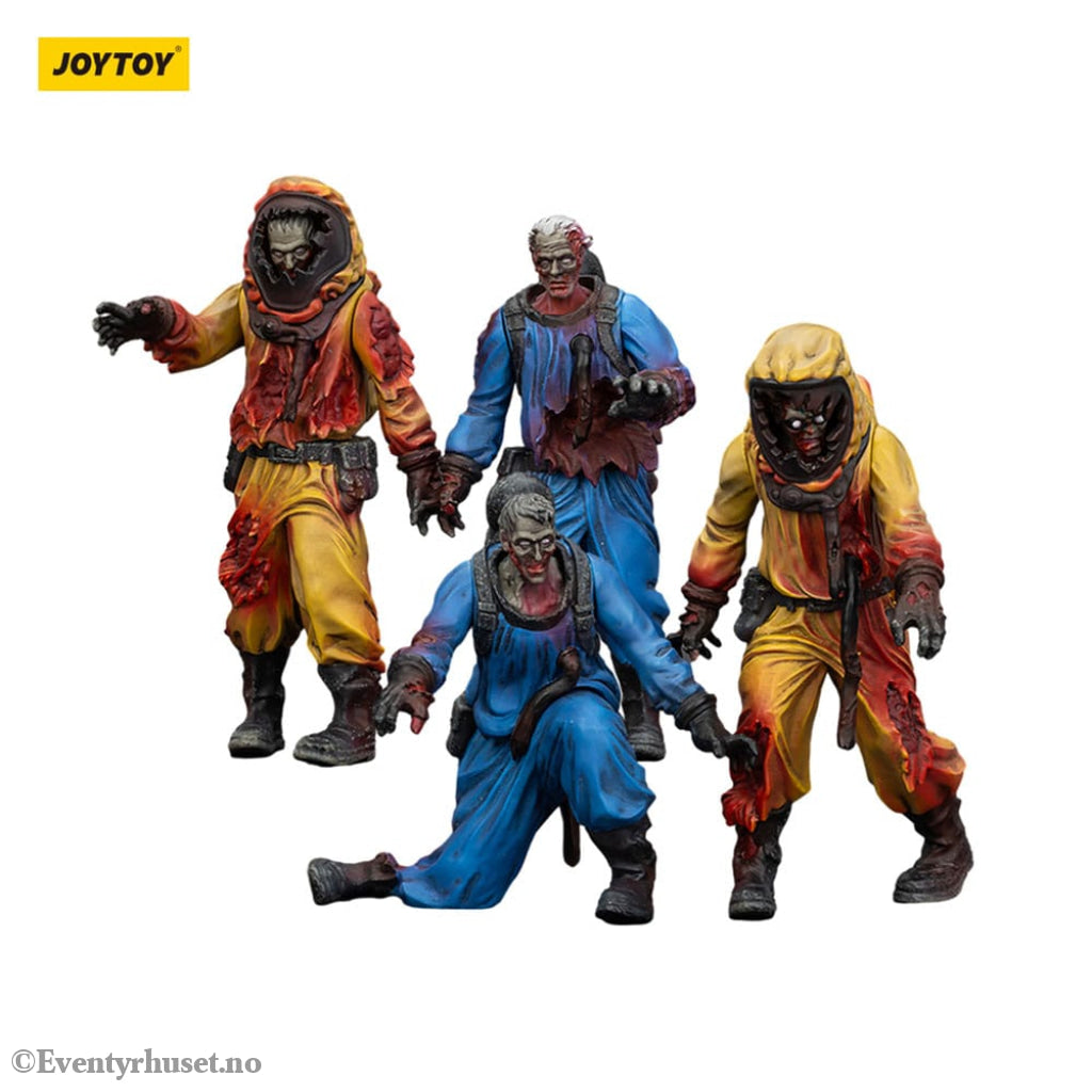 Zombie Dark Source Action Figures 4-Pack Biochemical Lab Team 8 cm Toys