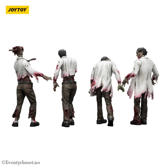 Zombie Dark Source Action Figures 4-Pack Scientists (Male) 8 cm Toys