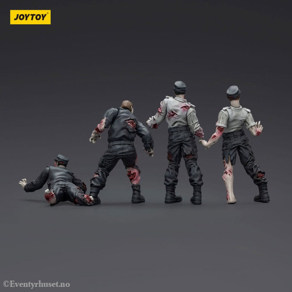 Zombie Dark Source Action Figures 4-Pack Security Guards 8 cm Toys