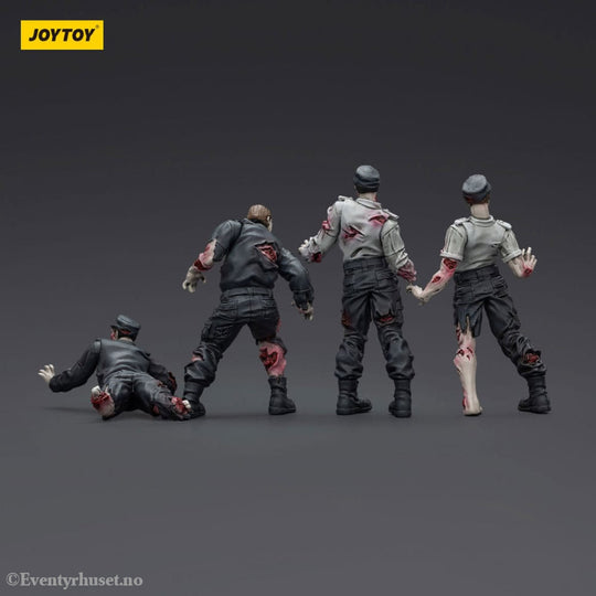 Zombie Dark Source Action Figures 4-Pack Security Guards 8 cm Toys