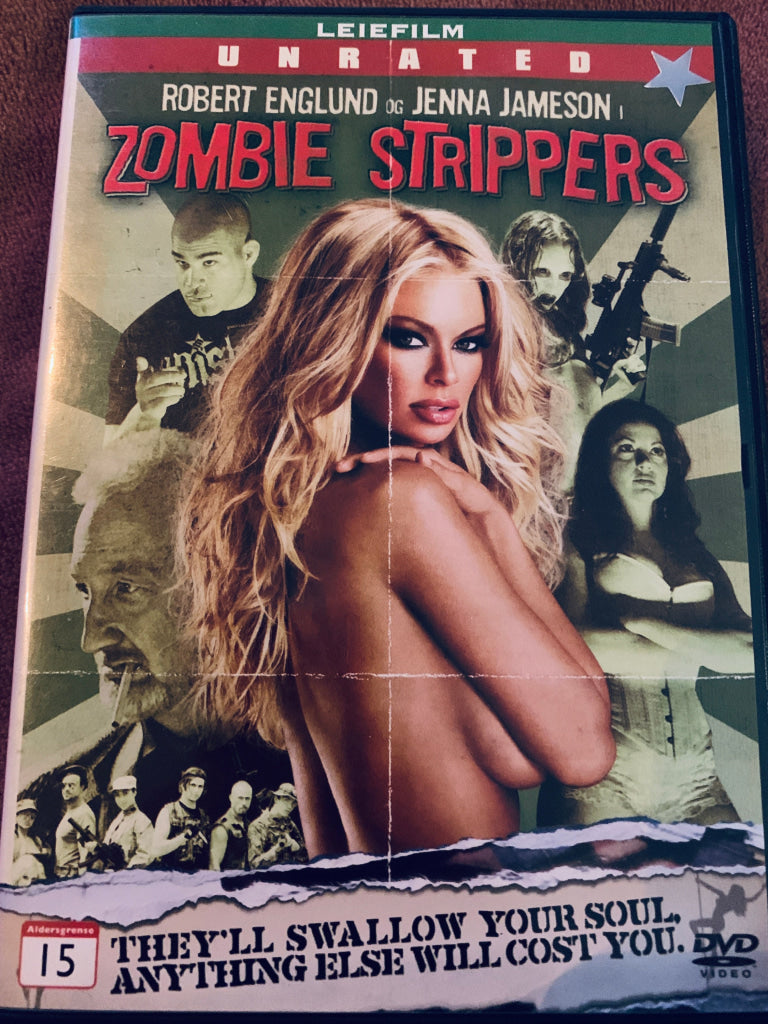 Zombie Strippers Unrated. DVD leiefilm. DVD