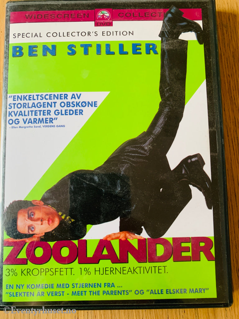 Zoolander. DVD.