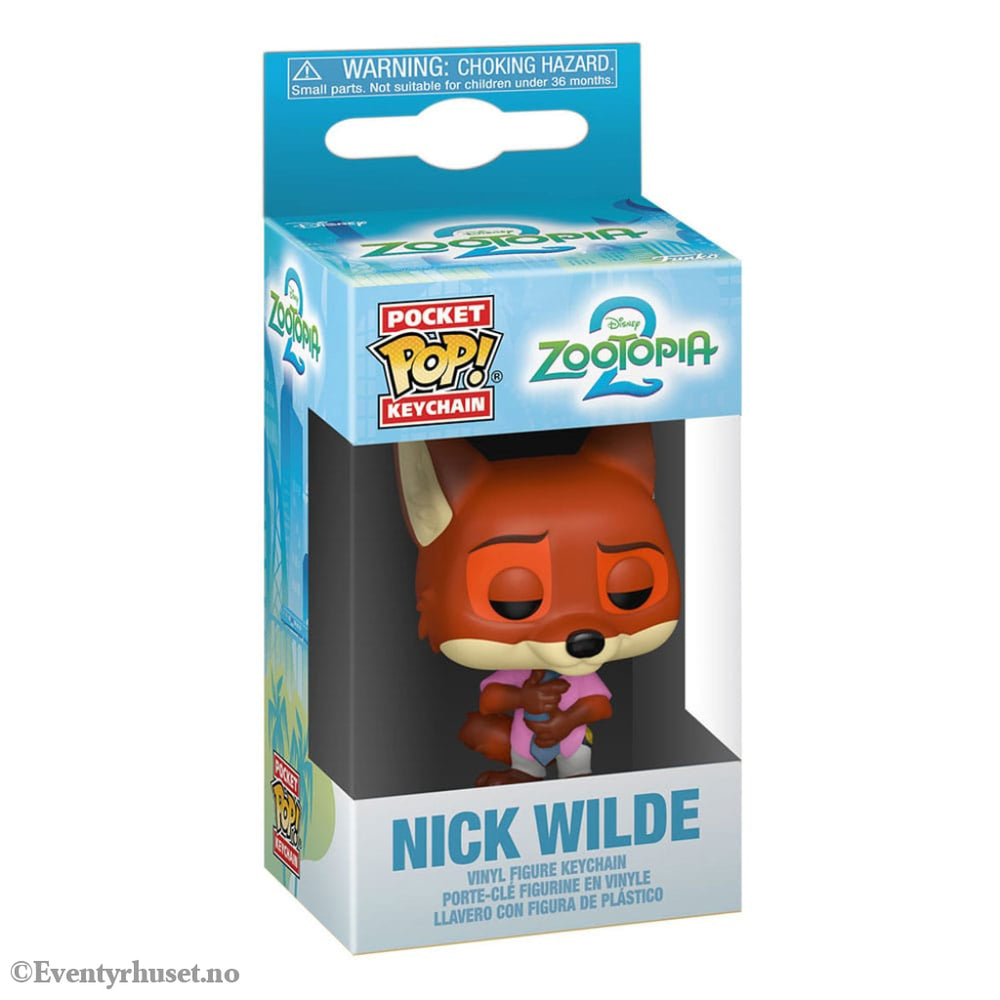 Zootopia 2 Pocket POP! Vinyl Keychains 4 cm Nick Wilde Display (12) Fashion & Accessories