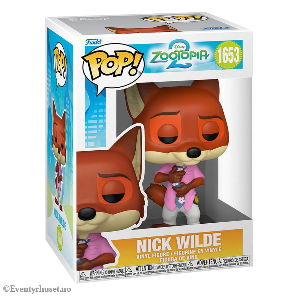 Zootopia 2 POP! Movies Vinyl Figure Nick Wilde 9 cm Collectibles